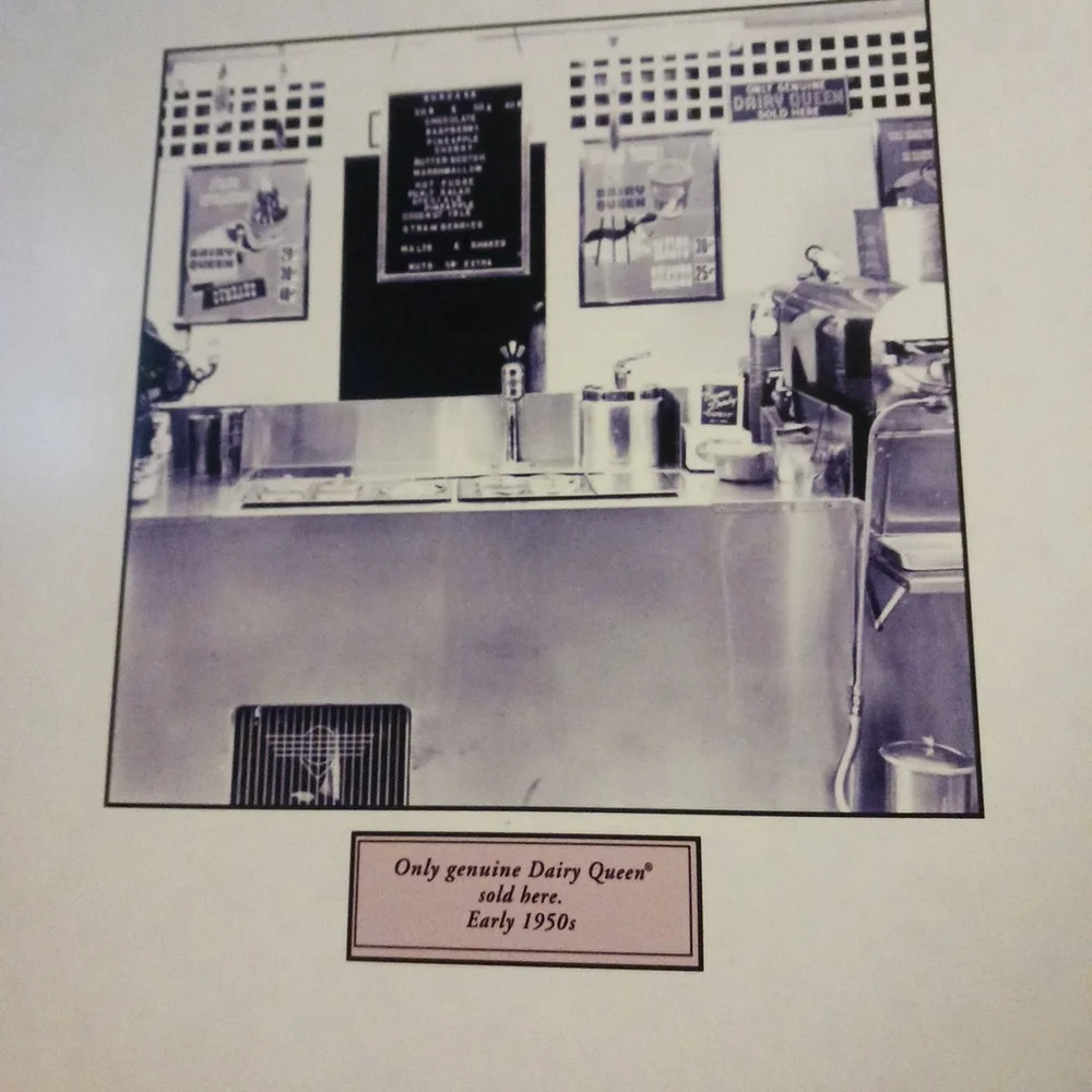 Vintage Dairy Queen Framed 1950s Franchise Picture